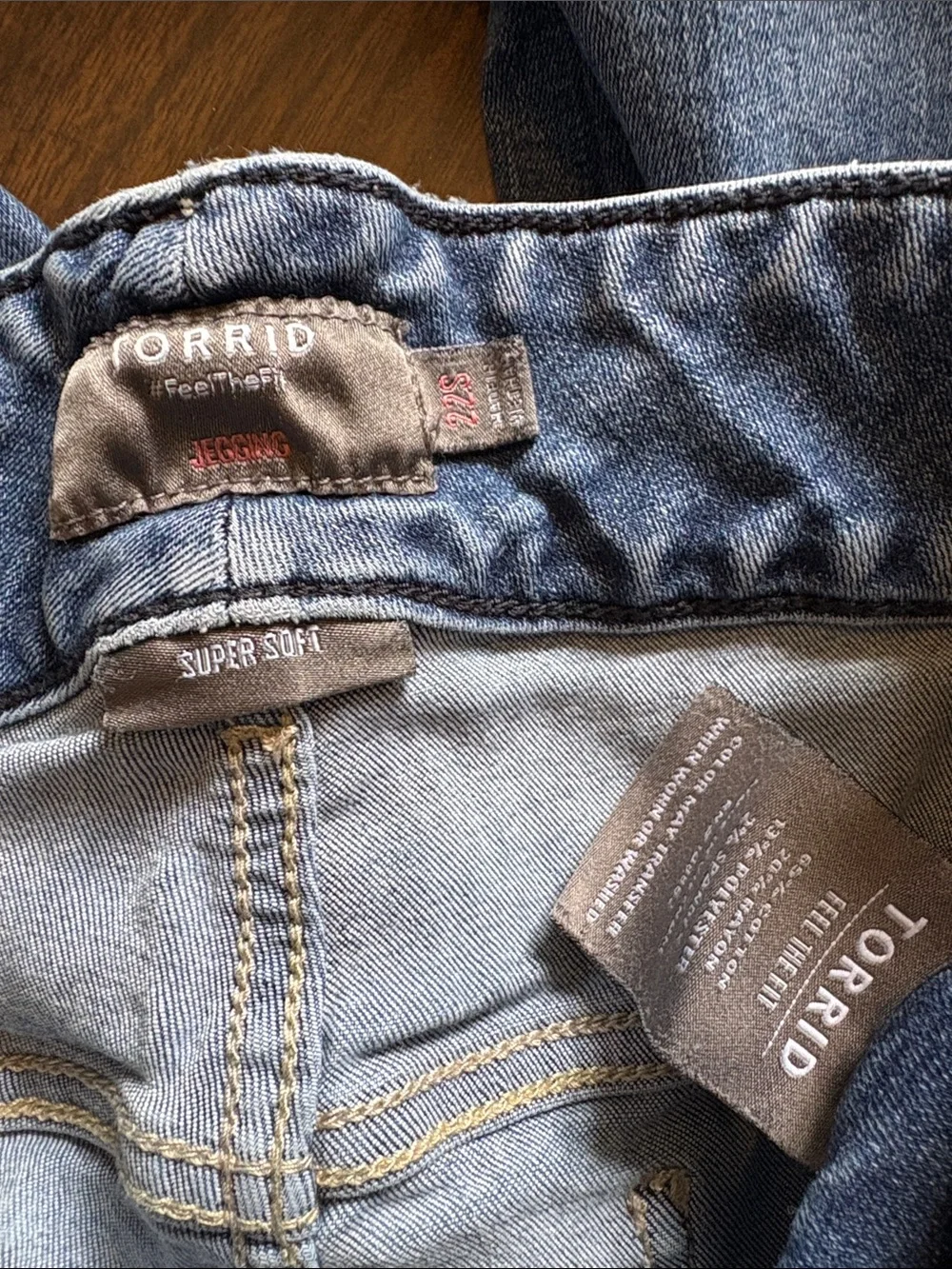 Torrid Size 22 Short Jeggings Super Soft Classic High Rise Denim Jeans